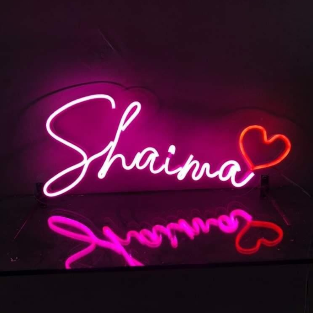 Shop personalized neon lights at Dudus Online