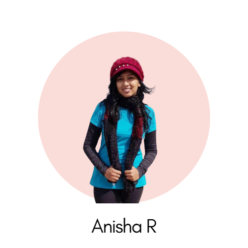 Meet Anisha R, artist in Dudus Online community of talented artists.