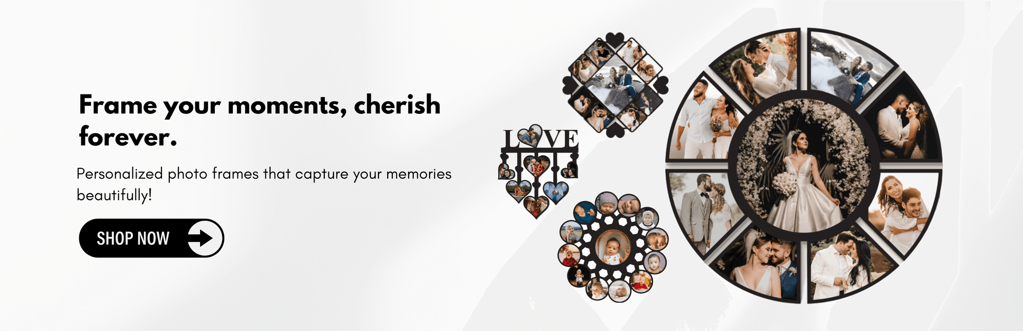 Frame your moments, cherish forever – personalized photo frames that capture your memories beautifully!