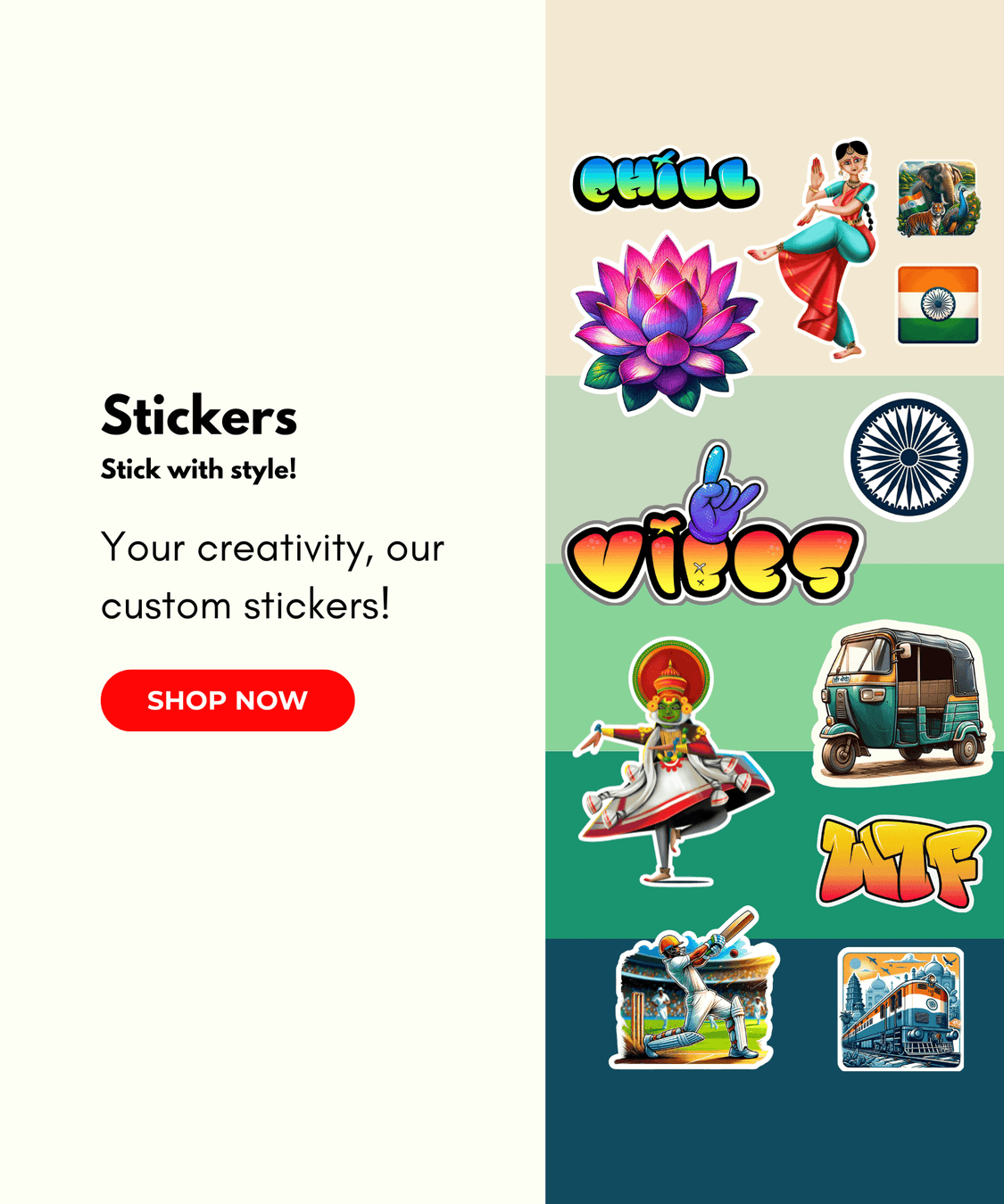 Your creativity, our custom stickers! - Dudus Online