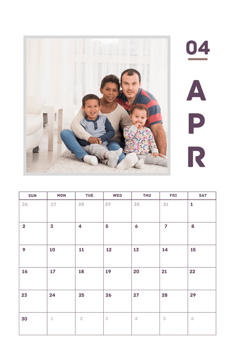 2023 family collage wall calendar