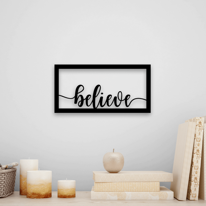 Believe wall frames