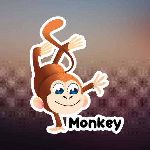 Monkey stickers - Dudus Online