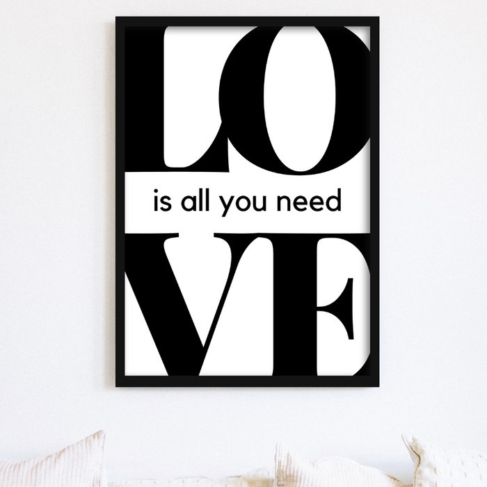 Love is all what you need photo frame