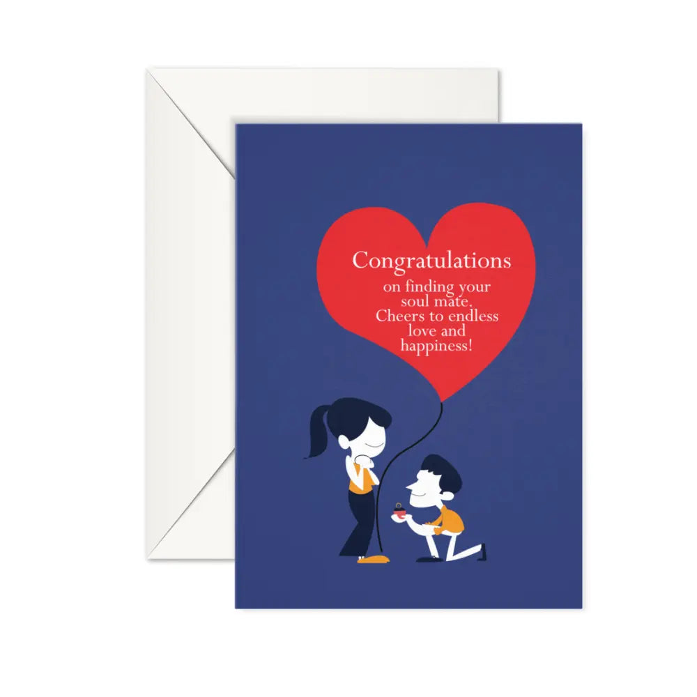 Engagement greeting cards