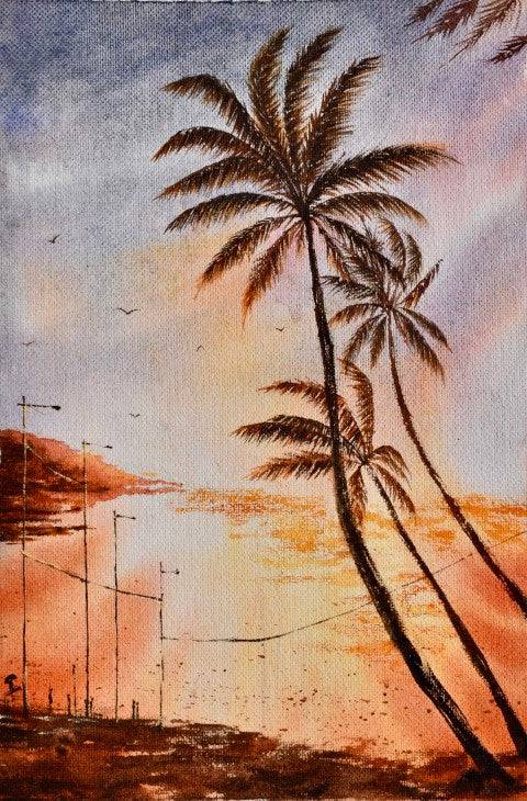Tropical beach sunset - Dudus Online