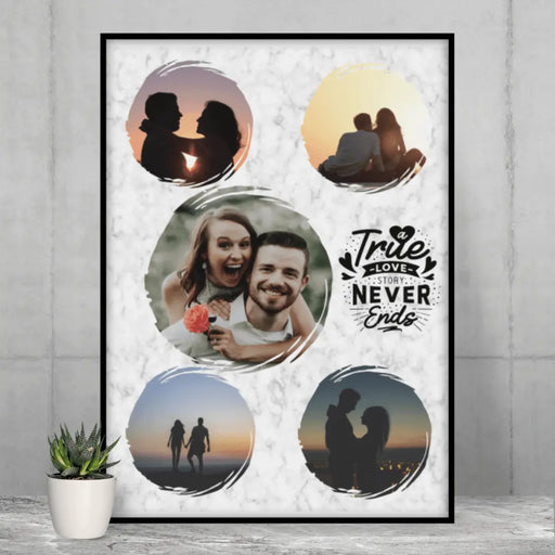 True love never ends collage poster - Dudus Online