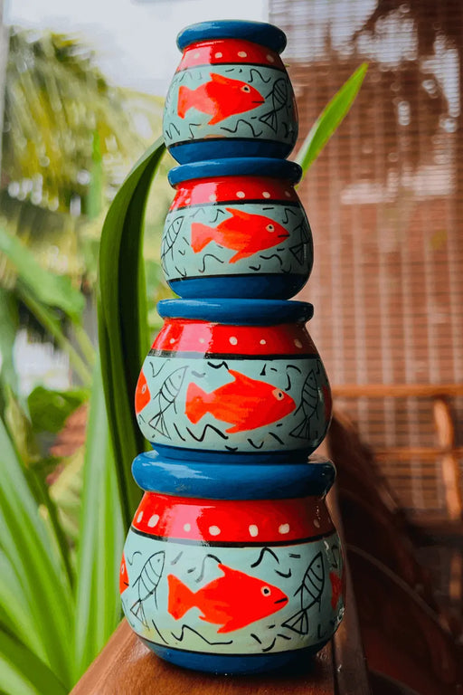 Sea themed painted pots - Dudus Online