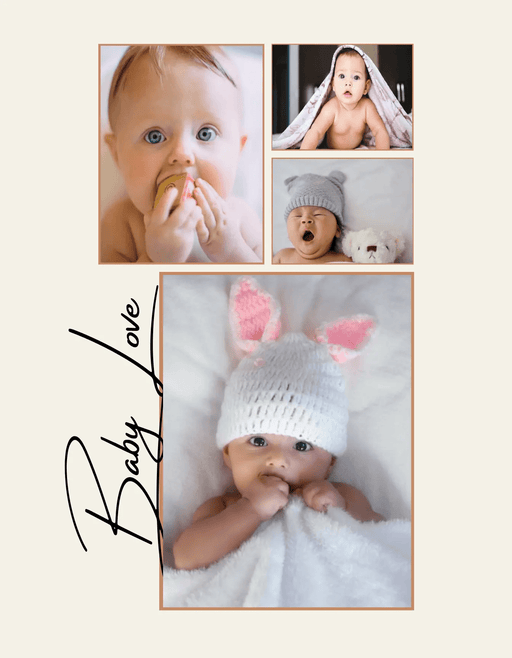 Baby love canvas photo frame - Dudus Online