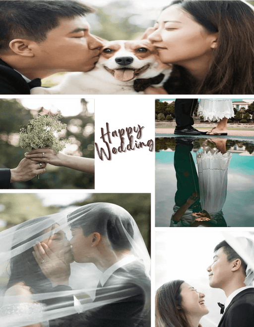 Happy wedding table top photo frame - Dudus Online