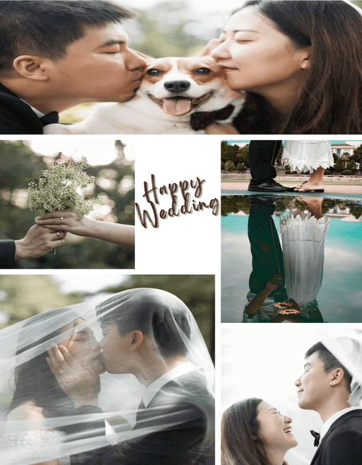 Happy wedding frameless photo frame - Dudus Online