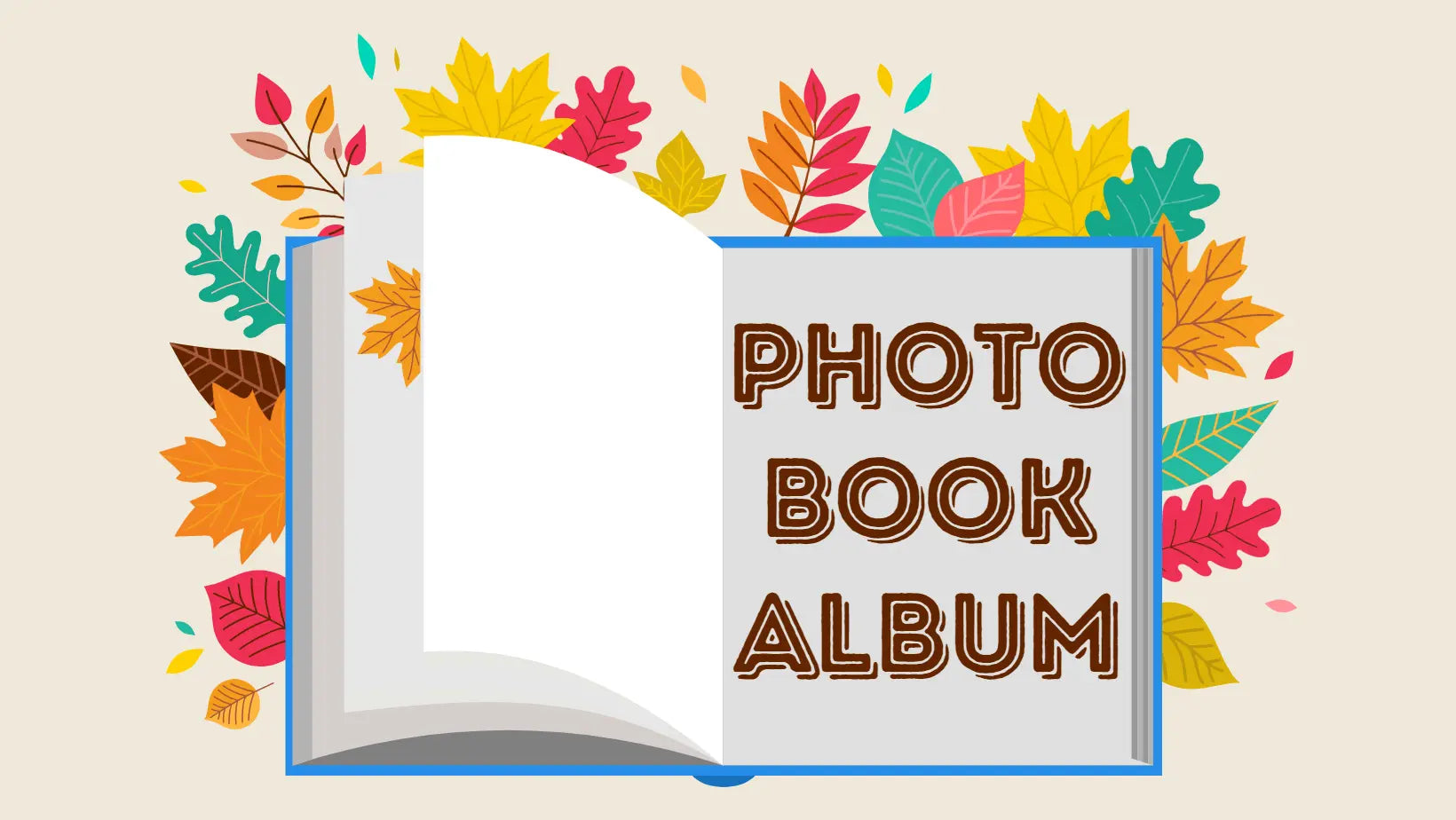 Flip through memories in a photo book album