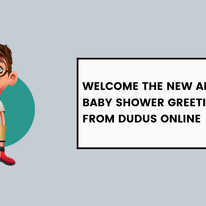 Welcome The New Arrival With Baby Shower Greeting Cards From Dudus Online