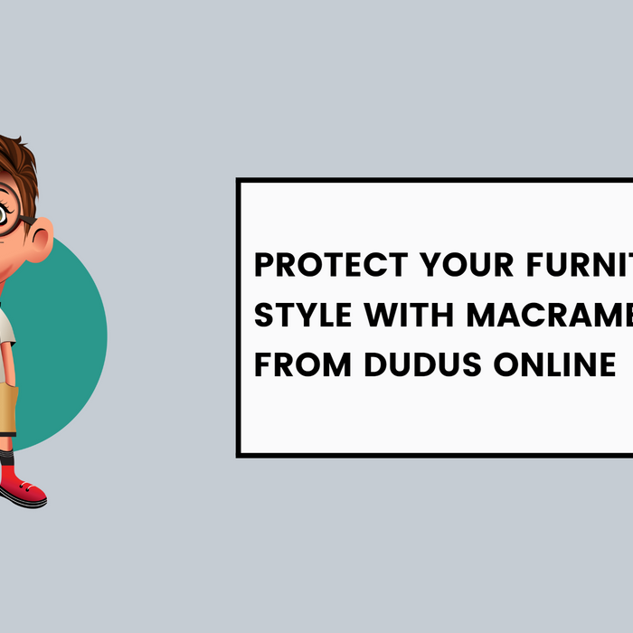 Protect Your Furniture In Style With Macrame Coasters From Dudus Online
