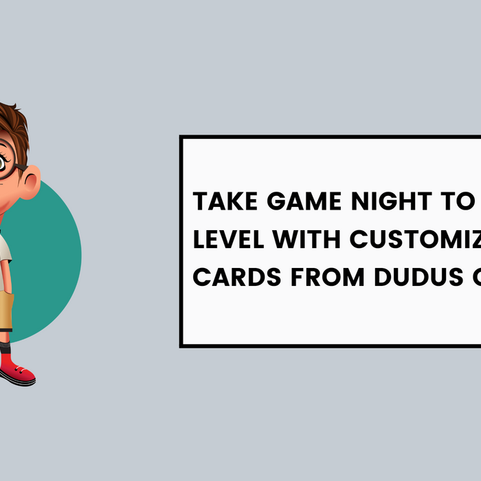 Take Game Night To The Next Level With Customized Playing Cards From Dudus Online