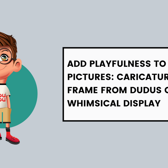 Add Playfulness To Your Pictures: Caricature Picture Frame From Dudus Online For Whimsical Display