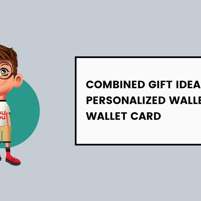 Combined Gift Idea: A Personalized Wallet And Wallet Card