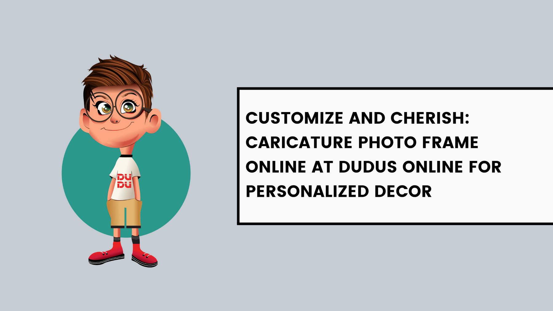 Customize And Cherish: Caricature Photo Frame Online At Dudus Online For Personalized Decor