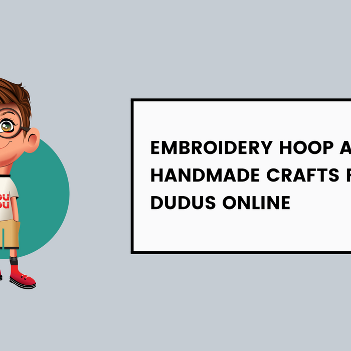 Embroidery Hoop Art: Handmade Crafts From Dudus Online