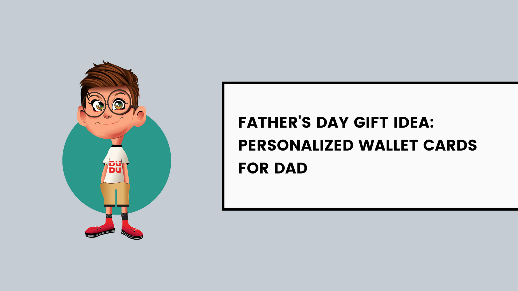 Father's Day Gift Idea: Personalized Wallet Cards For Dad
