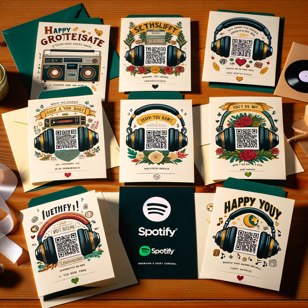 Spotify greeting cards
