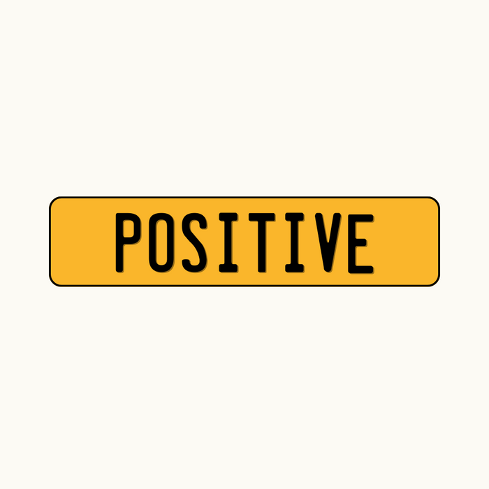 Positive attitude plates
