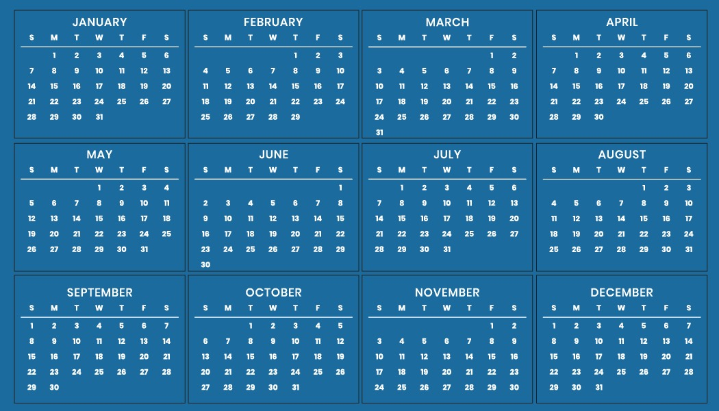 2024 Botanical Bliss Pocket Calendar