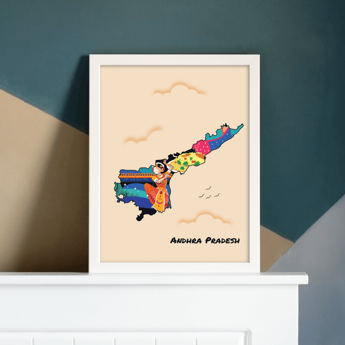 Andhra Pradesh map frame