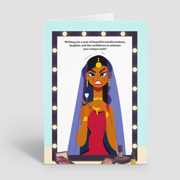 Transformative Beauty Greeting Card