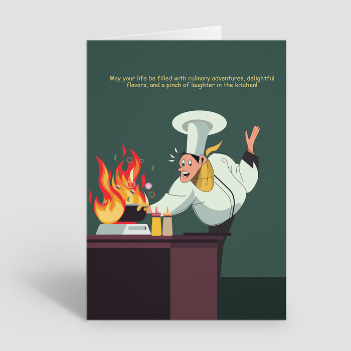 Culinary Adventures Greeting Card