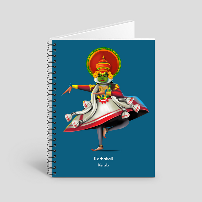 Kathakali dance theme notebook