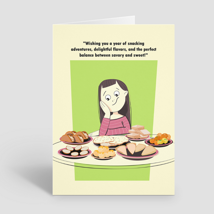 Snacking Adventures Greeting Card