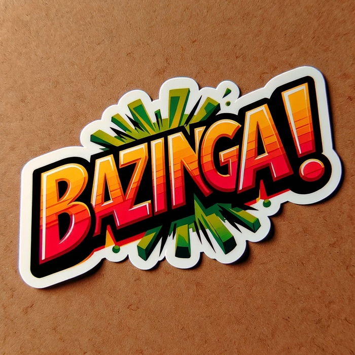 Bazinga sticker