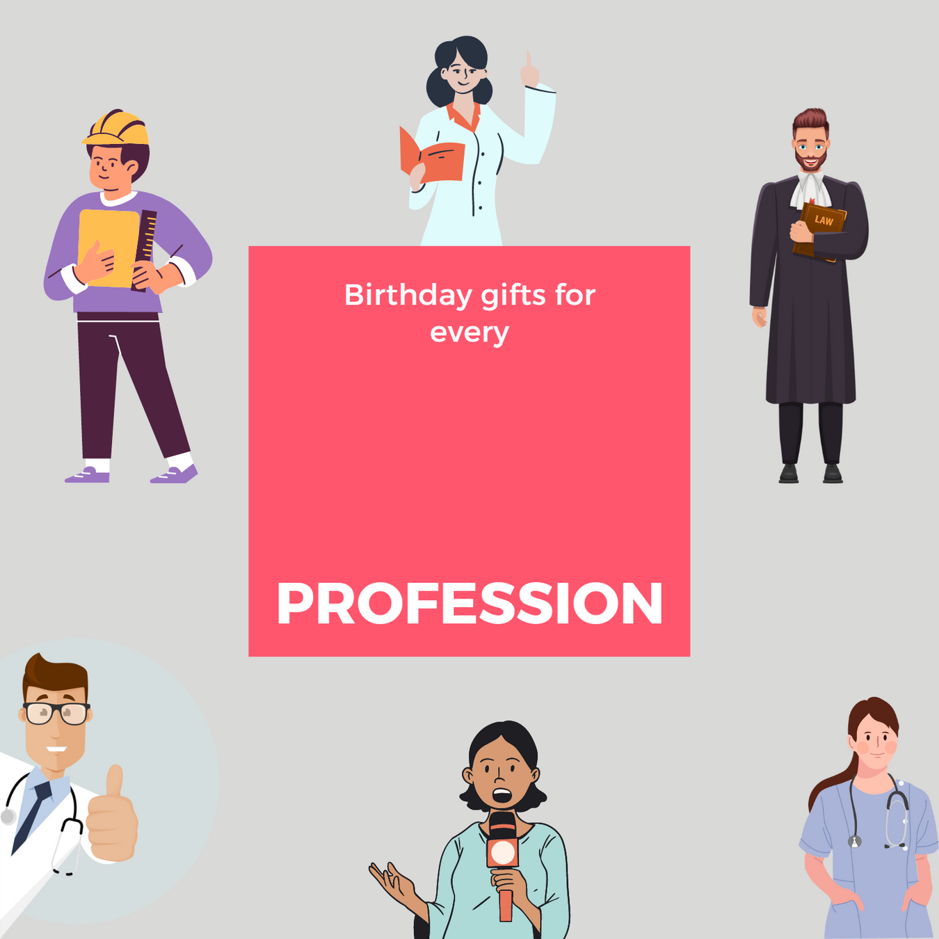 Shop birthday gifts for every profession at Dudus Online