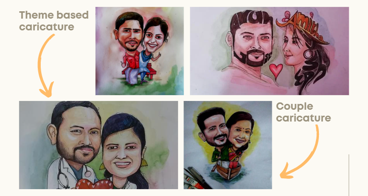 Custom caricatures at Dudus Online