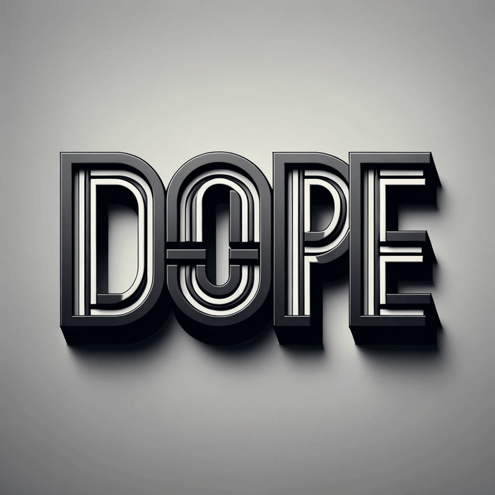 Dope Word Sticker