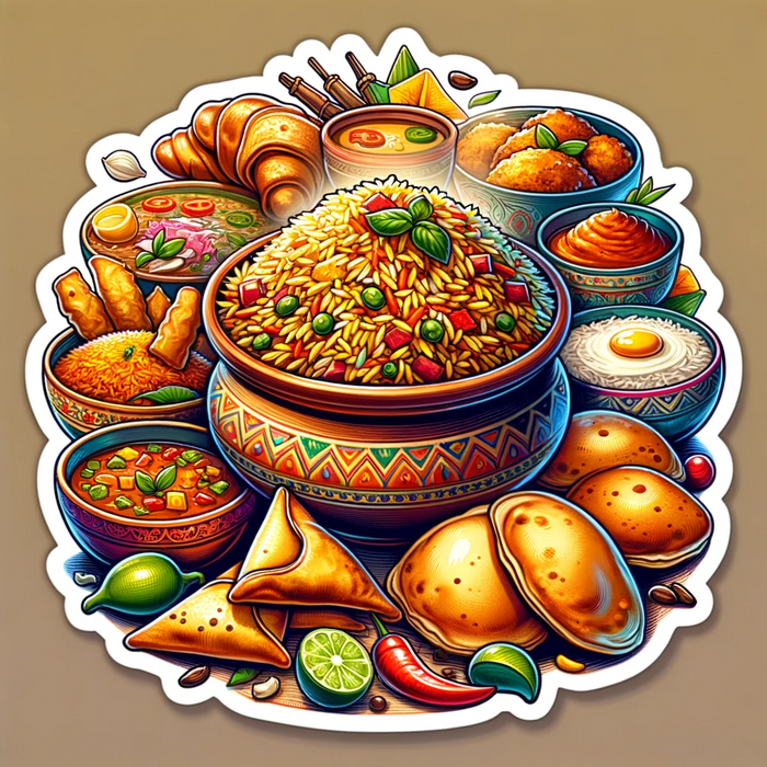 Indian Cuisine sticker