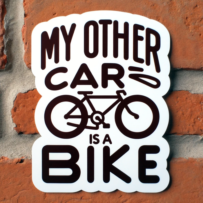 My Other Car is a Bike sticker