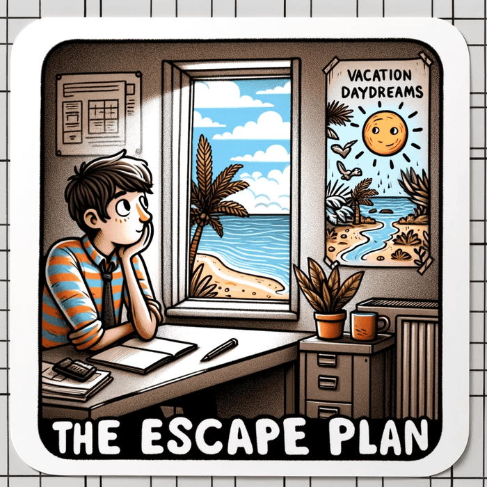 The Escape Plan sticker