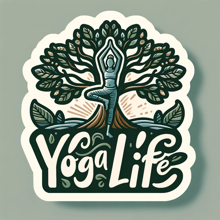 Yoga Life sticker
