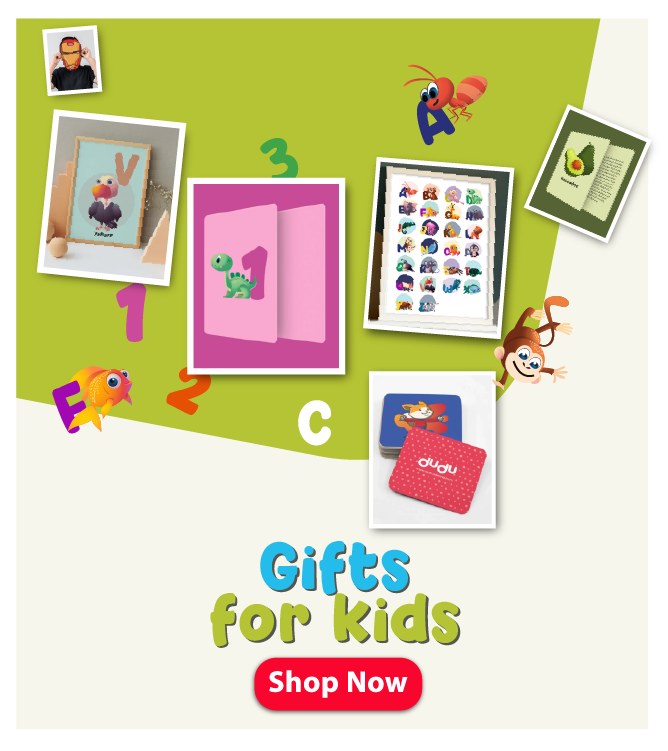 Shop custom gifts for kids now at Dudus Online