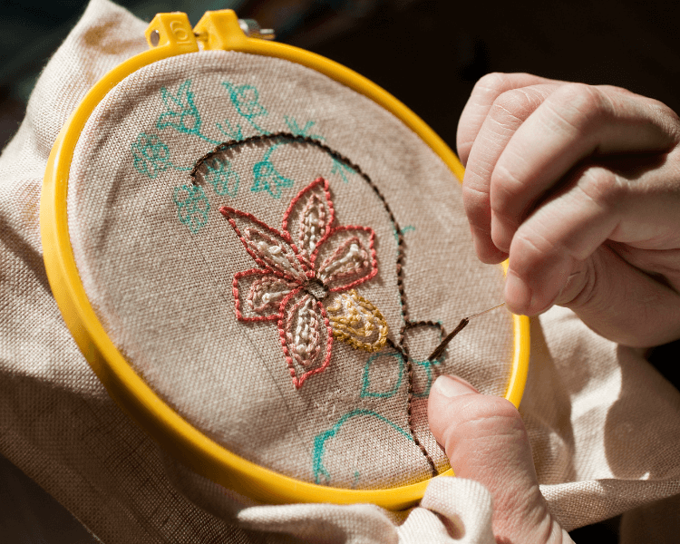 Get your personalized embroidery hoop art now at Dudus Online.