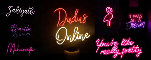 Shop neon lights at Dudus Online