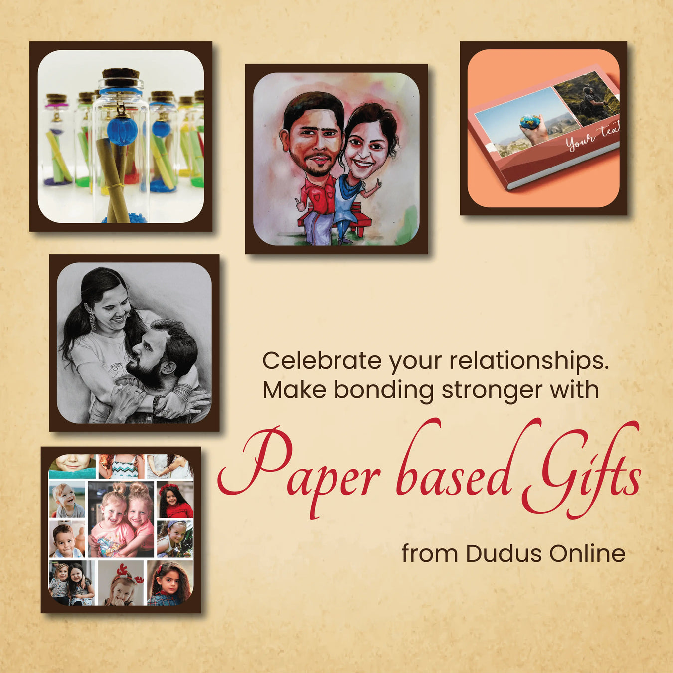 Shop paper based gifts from Dudus Online
