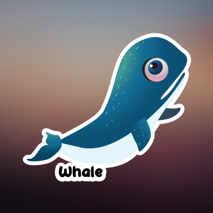 Whale stickers - Dudus Online