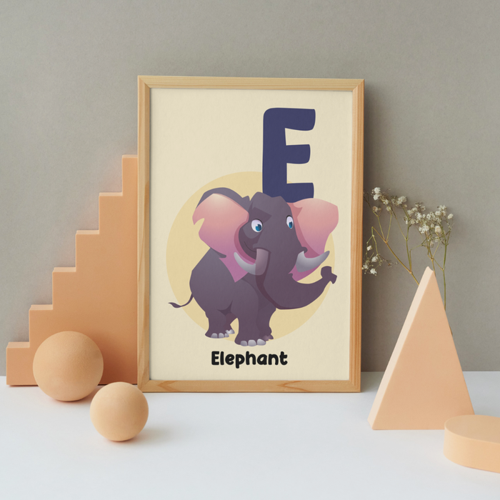 E for Elephant poster - Dudus Online