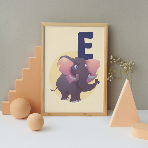E for Elephant poster - Dudus Online