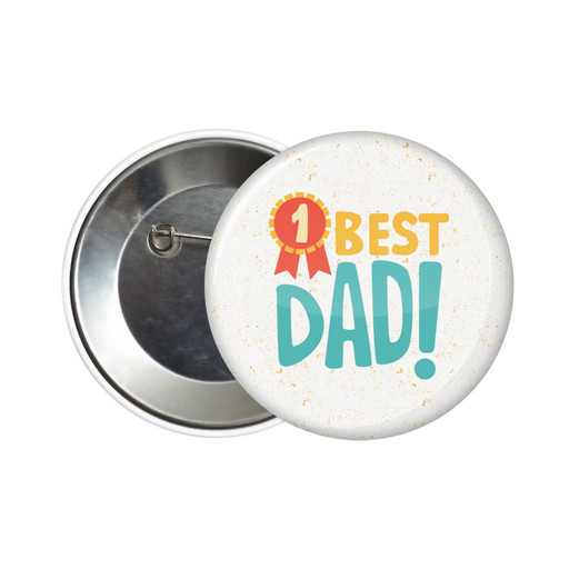 Best dad button badge - Dudus Online