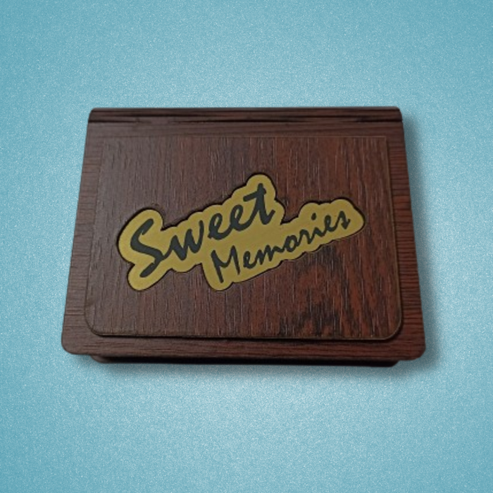Sweet Memories Mini Wooden Rectangular Pen Drive Box - Dudus Online