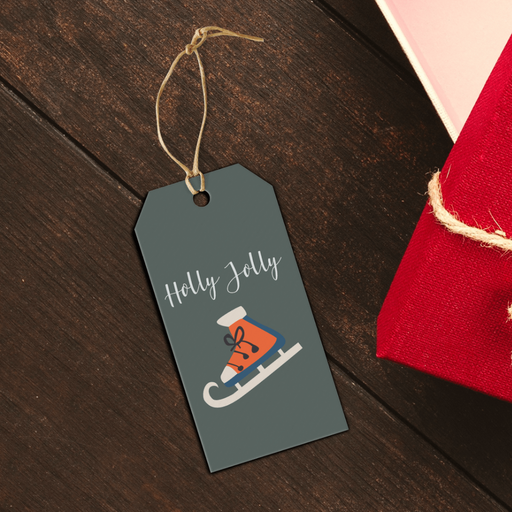 Holly jolly gift tag - Dudus Online